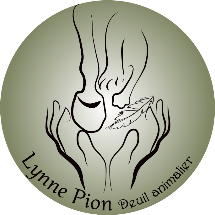 Deuil Animalier Logo Lynne Pion cercle vert